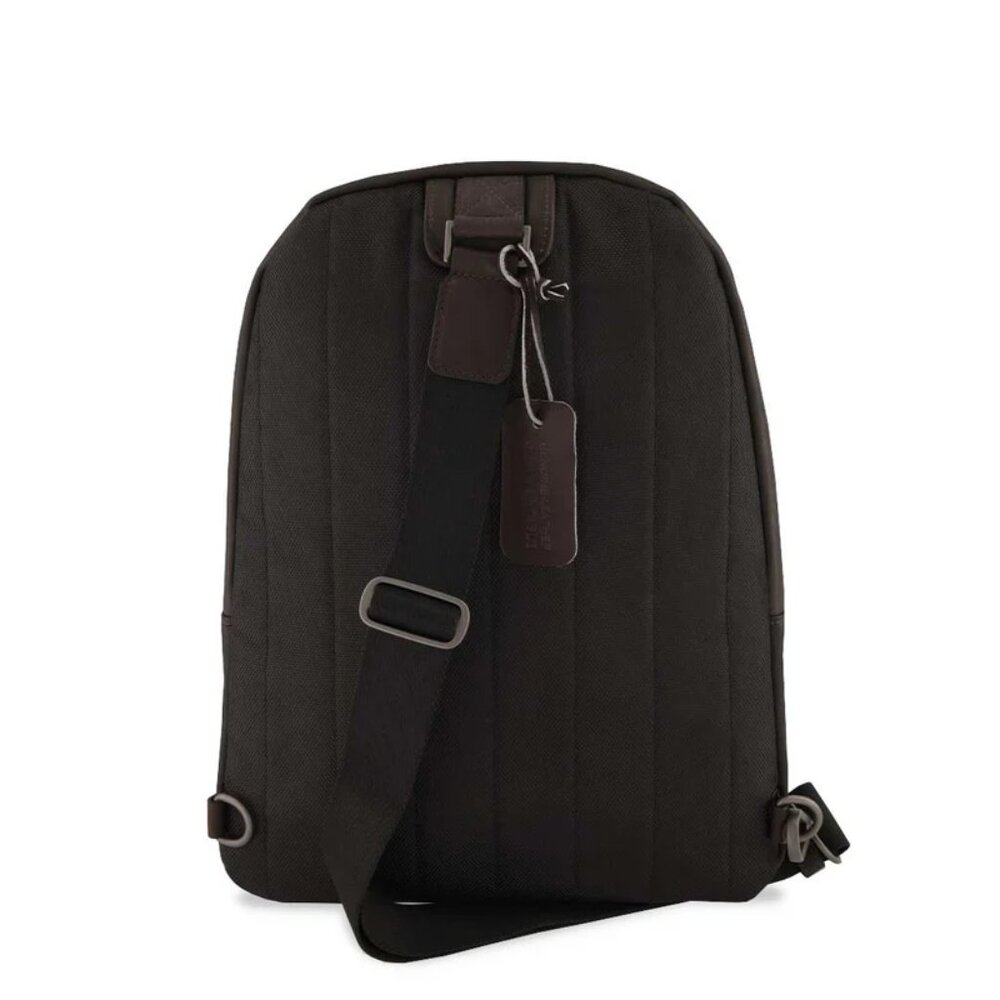 New KENNETH COLE REACTION Brown LEATHER Laptop Bag SLING Crossbody KCR571078117 - Picture 3 of 7